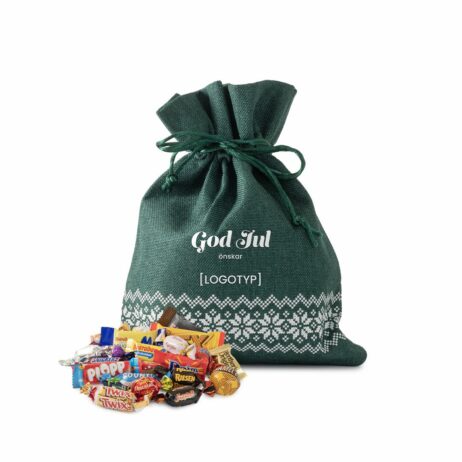 Julsäck grön 900g